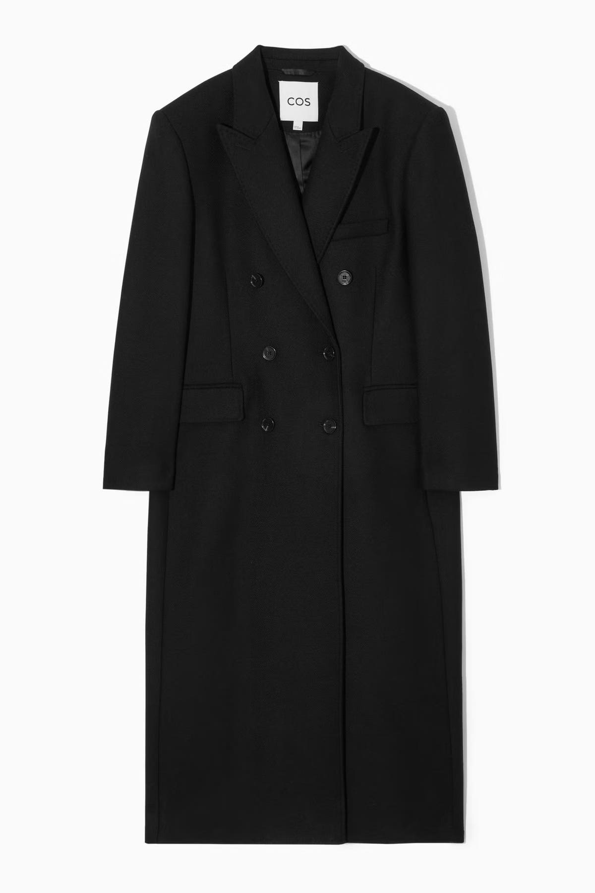 Oversized Double-breasted Wool Coat | COS UAE
